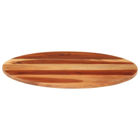 Dessus de table bois massif d'acacia rond 15-16 mm 60 cm