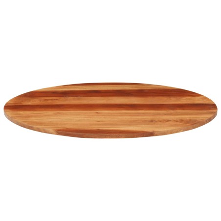Dessus de table bois massif d'acacia rond 15-16 mm 70 cm