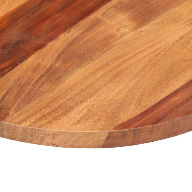 Dessus de table bois massif d'acacia rond 25-27 mm 40 cm