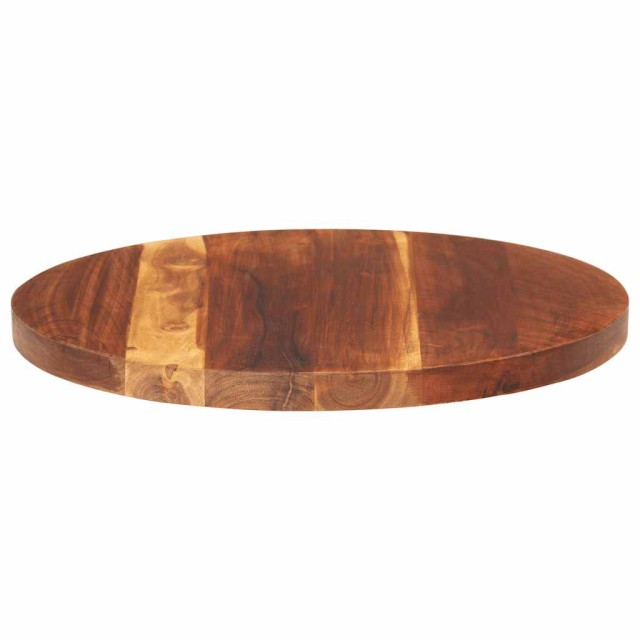 Dessus de table bois massif d'acacia rond 25-27 mm 40 cm