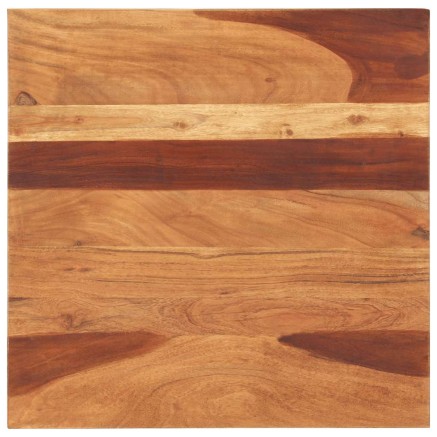 Dessus de table bois massif d'acacia 15-16 mm 60x60 cm