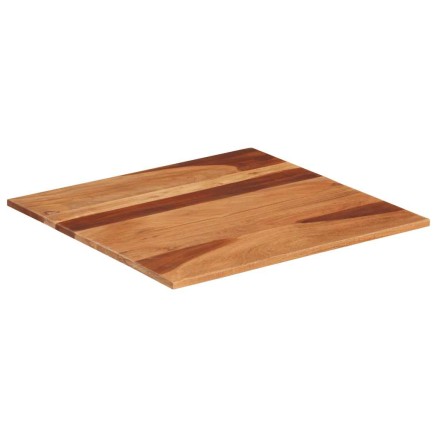 Dessus de table bois massif d'acacia 15-16 mm 60x60 cm 2
