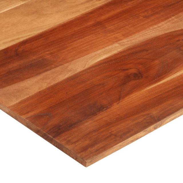 Dessus de table bois massif d'acacia 15-16 mm 60x80 cm