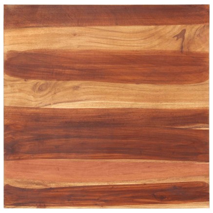 Dessus de table bois massif d'acacia 15-16 mm 70x70 cm