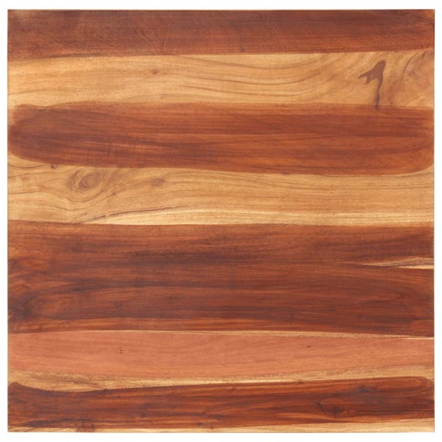 Dessus de table bois massif d'acacia 15-16 mm 70x70 cm