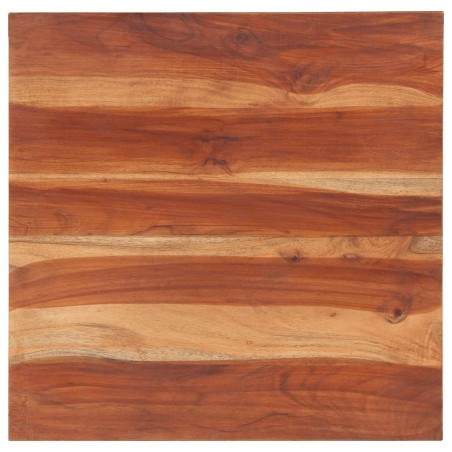 Dessus de table bois massif d'acacia 25-27 mm 60x60 cm