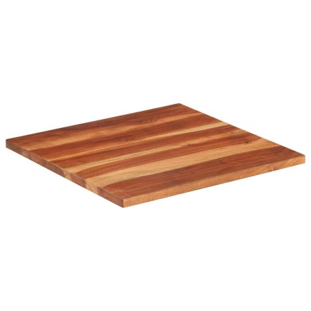 Dessus de table bois massif d'acacia 25-27 mm 60x60 cm