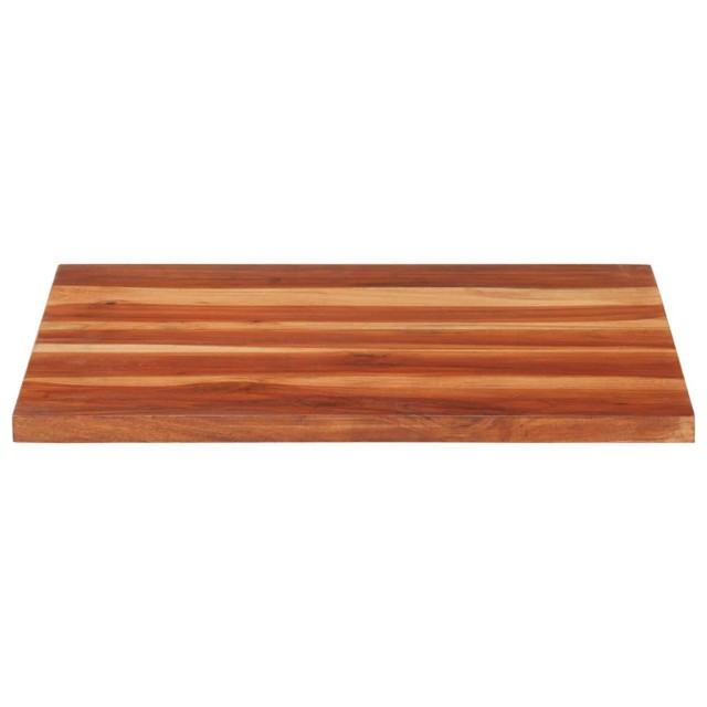 Dessus de table bois massif d'acacia 25-27 mm 60x60 cm