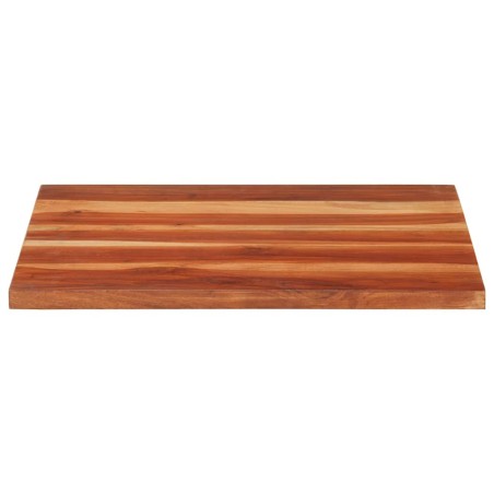 Dessus de table bois massif d'acacia 25-27 mm 60x60 cm