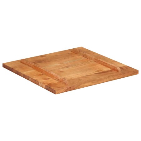 Dessus de table bois massif d'acacia 25-27 mm 60x60 cm