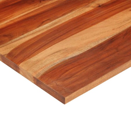 Dessus de table bois massif d'acacia 25-27 mm 60x60 cm