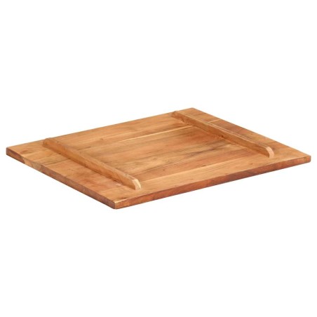 Dessus de table bois massif d'acacia 25-27 mm 60x70 cm
