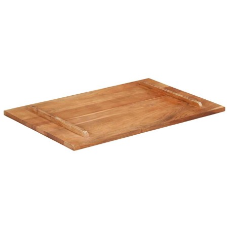 Dessus de table bois massif d'acacia 25-27 mm 60x90 cm