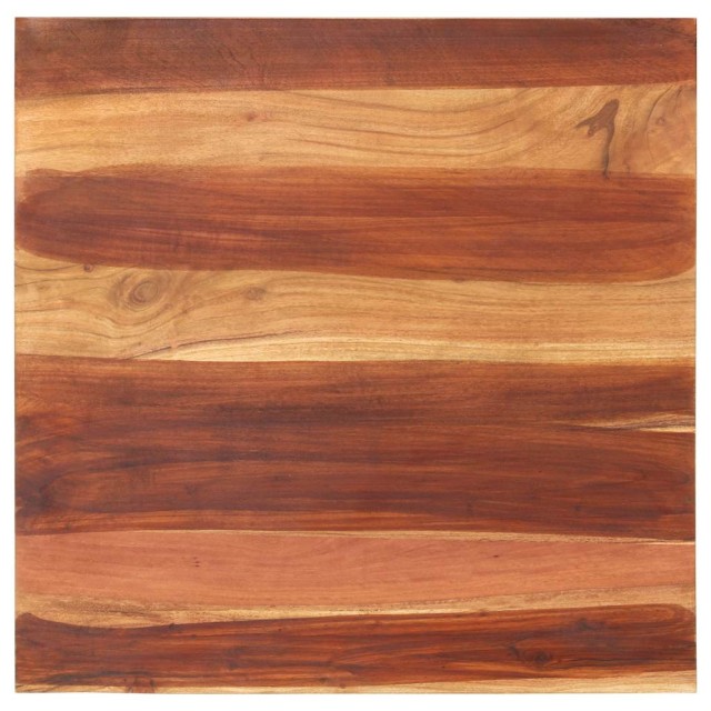 Dessus de table bois massif d'acacia 25-27 mm 70x70 cm