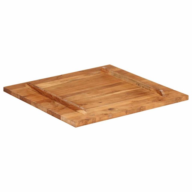 Dessus de table bois massif d'acacia 25-27 mm 70x70 cm