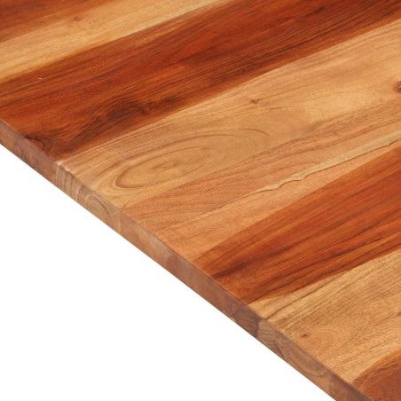 Dessus de table bois massif d'acacia 25-27 mm 70x70 cm