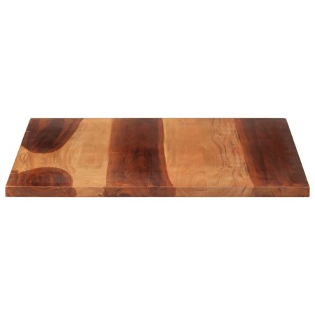 Dessus de table bois massif d'acacia 25-27 mm 70x80 cm