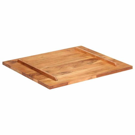 Dessus de table bois massif d'acacia 25-27 mm 70x80 cm
