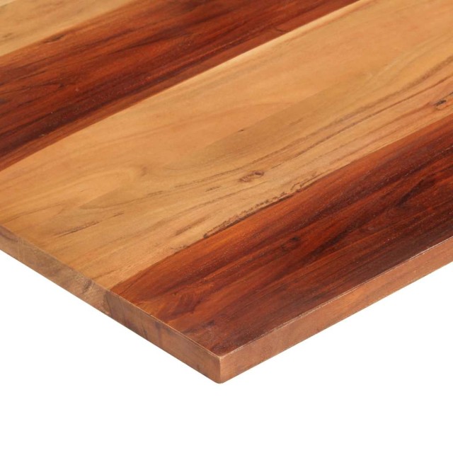 Dessus de table bois massif d'acacia 25-27 mm 70x80 cm