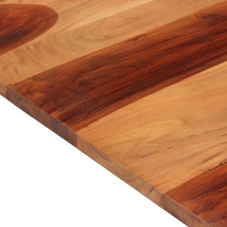 Dessus de table bois massif d'acacia 25-27 mm 70x80 cm