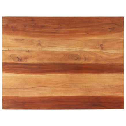 Dessus de table bois massif d'acacia 25-27 mm 70x90 cm