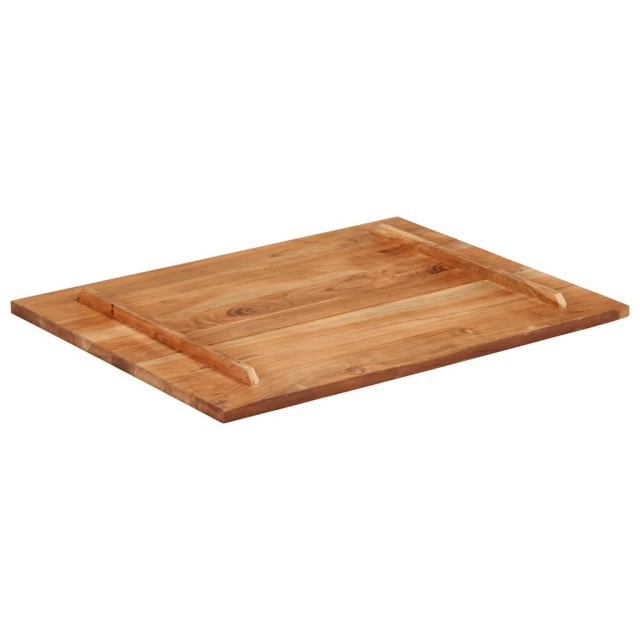 Dessus de table bois massif d'acacia 25-27 mm 70x90 cm