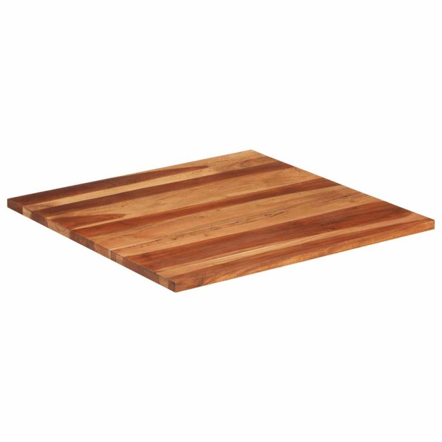 Dessus de table bois massif d'acacia 25-27 mm 80x80 cm