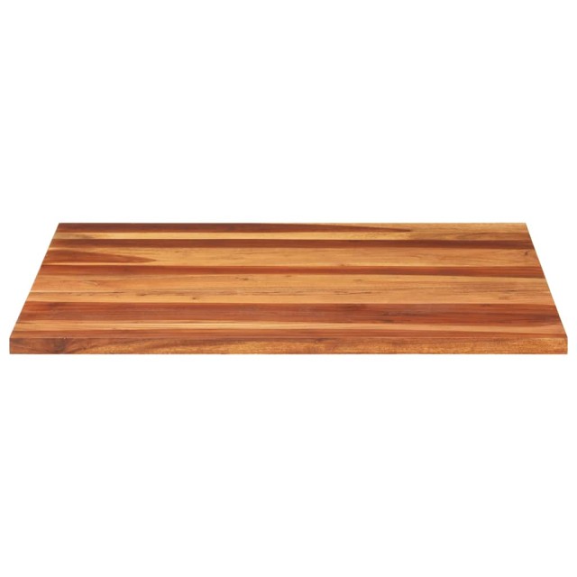 Dessus de table bois massif d'acacia 25-27 mm 80x80 cm