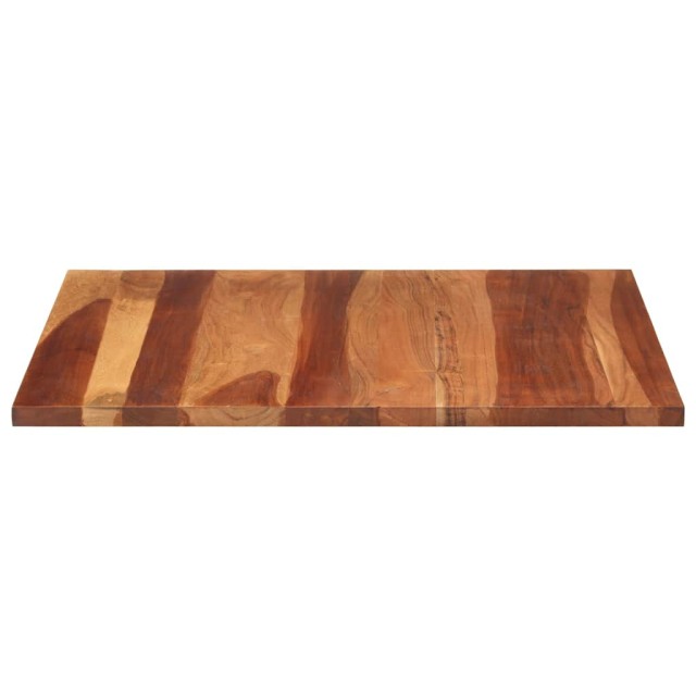 Dessus de table bois massif d'acacia 25-27 mm 80x80 cm