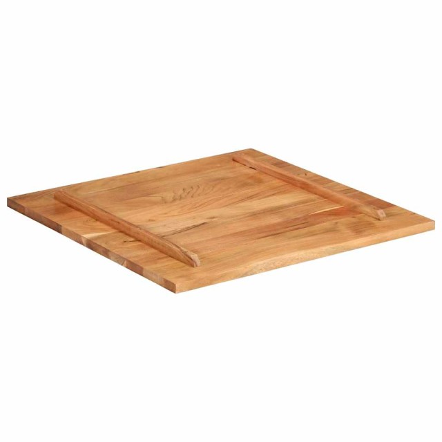 Dessus de table bois massif d'acacia 25-27 mm 80x80 cm