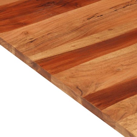Dessus de table bois massif d'acacia 25-27 mm 80x80 cm