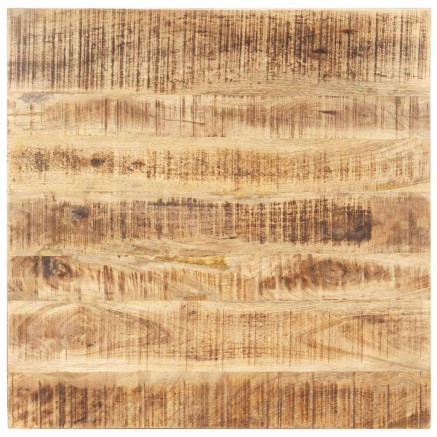 Dessus de table Bois de manguier solide 15-16 mm 60x60 cm