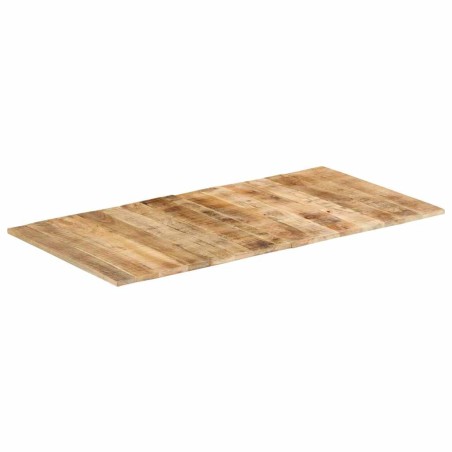 Dessus de table bois de manguier solide 15-16 mm 120x60 cm