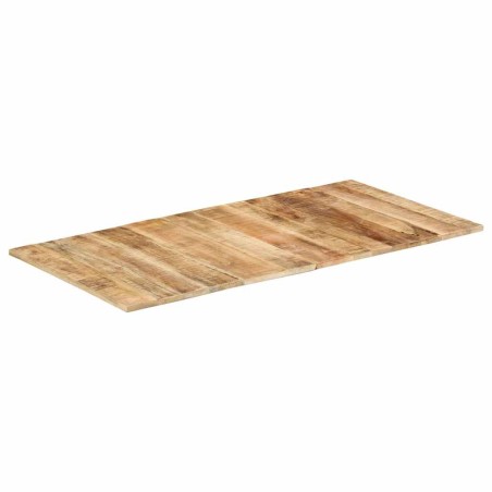 Dessus de table bois de manguier solide 15-16 mm 120x60 cm