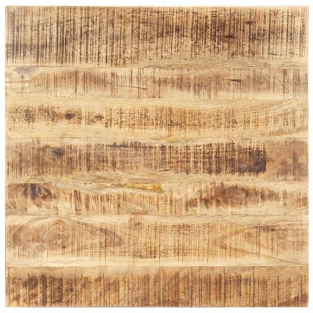 Dessus de table Bois de manguier solide 15-16 mm 70x70 cm