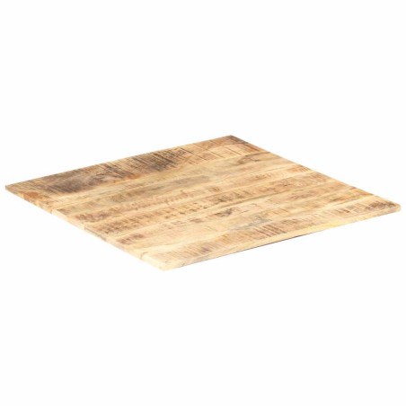 Dessus de table Bois de manguier solide 15-16 mm 70x70 cm
