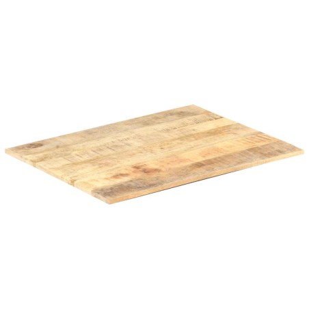 Dessus de table Bois de manguier solide 15-16 mm 80x70 cm