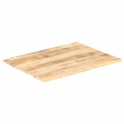 Dessus de table Bois de manguier solide 15-16 mm 90x70 cm 2