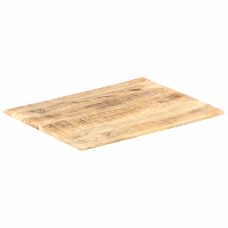 Dessus de table Bois de manguier solide 15-16 mm 90x70 cm