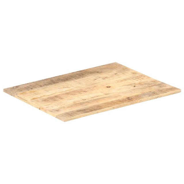 Dessus de table Bois de manguier solide 15-16 mm 90x70 cm