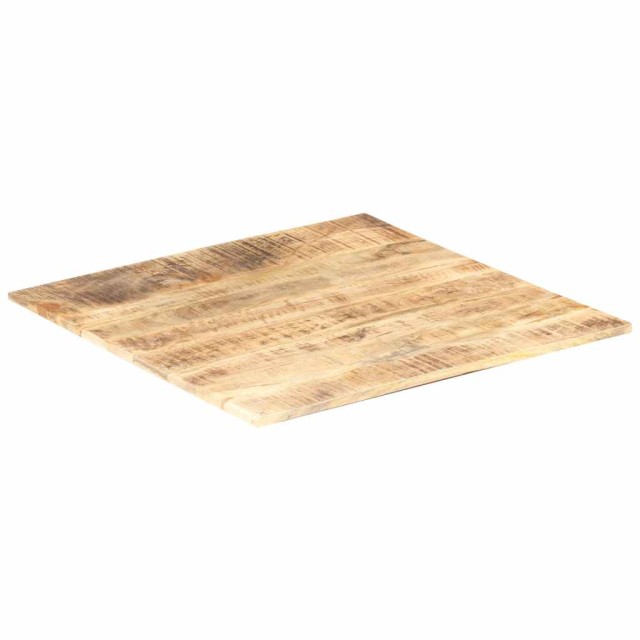 Dessus de table Bois de manguier solide 15-16 mm 80x80 cm