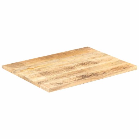Dessus de table Bois de manguier solide 25-27 mm 70x60 cm