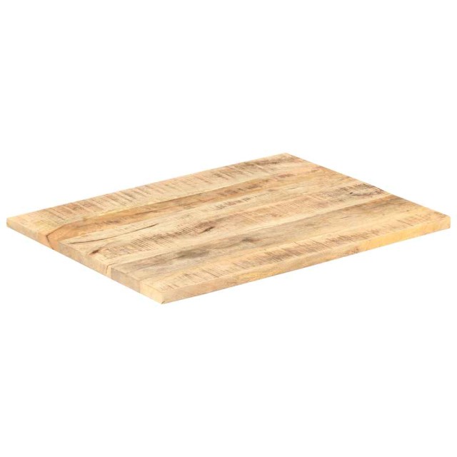 Dessus de table Bois de manguier solide 25-27 mm 80x60 cm
