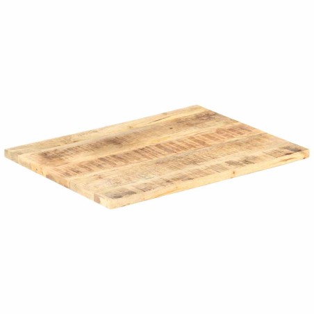 Dessus de table Bois de manguier solide 25-27 mm 80x60 cm