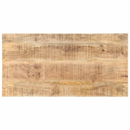 Dessus de table bois de manguier solide 25-27 mm 100x60 cm