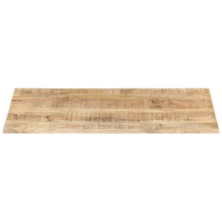 Dessus de table bois de manguier solide 25-27 mm 100x60 cm