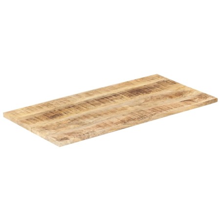 Dessus de table bois de manguier solide 25-27 mm 100x60 cm