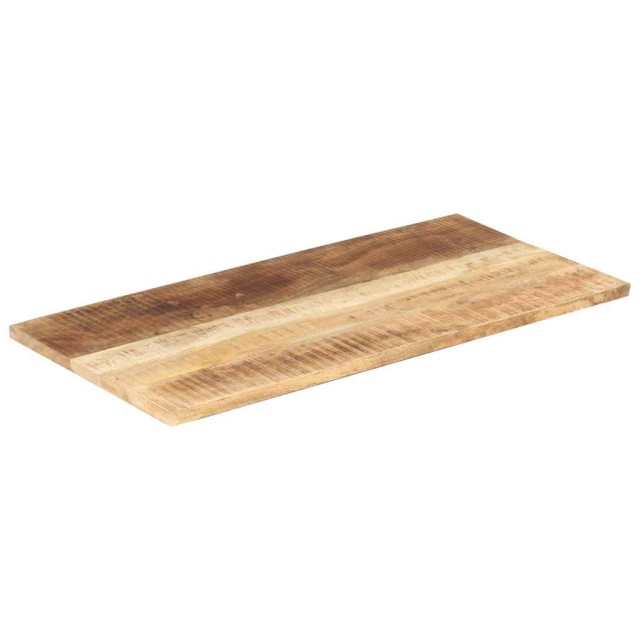 Dessus de table bois de manguier solide 25-27 mm 100x60 cm