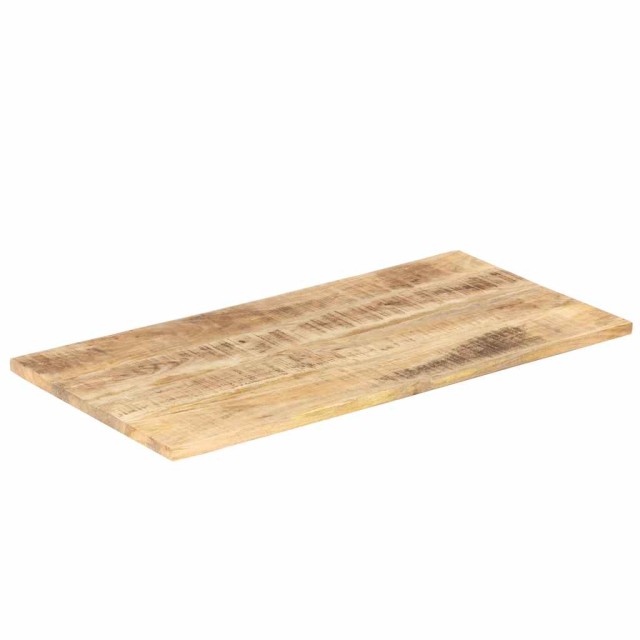 Dessus de table bois de manguier solide 25-27 mm 100x60 cm