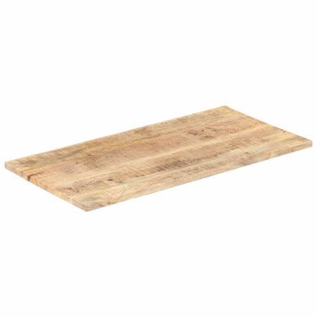 Dessus de table bois de manguier solide 25-27 mm 100x60 cm